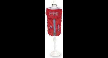 Croci - Hondenjas Regenjas - Vancouver FBI waterproof Rood - 20 cm