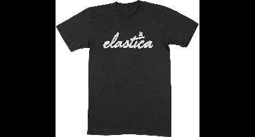 Elastica - Classic Logo Heren T-shirt - L - Zwart