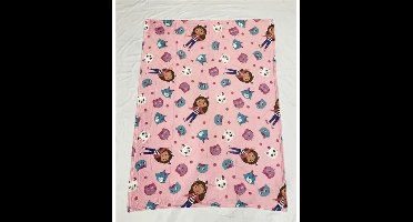 Gabby's Dollhouse fleece plaid 110 x 150 cm - polyester