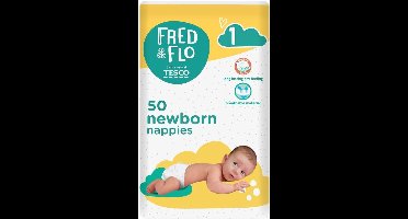 Baby Luiers - Newborn Luiers - Baby Verzorgen - Huidvriendelijk - Maat 1 50 Stuks - Wit