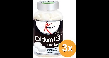 3x Lucovitaal Calcium D3 (60 gummies)