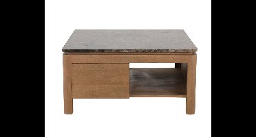 StarFurn Bovenblad Salontafel Dallas Bruin Marmer