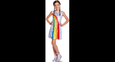 K3 Verkleedkleding - Verkleedjurk regenboog 6/8 jaar - Maat 134