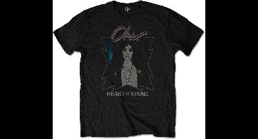 Cher - Heart Of Stone Heren T-shirt - M - Zwart