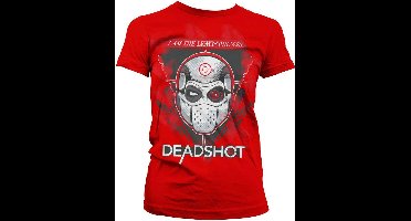 DC Comics Suicide Squad Dames Tshirt -XL- Deadshot Rood