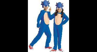SONIC MOVIE 3 (SEGA), Sonic Movie Fancy Dress (2024) Intl, Maat XS (3T-4T jaar), Kind