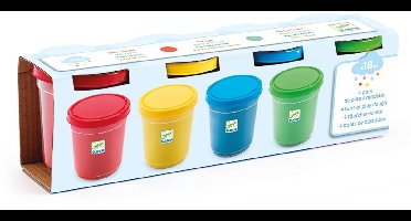 Djeco boetseerklei 4 potjes klassieke kleuren
