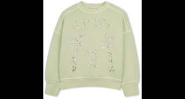 Zadig & Voltaire X60541 Sweatshirt Groen 6 Years Meisje