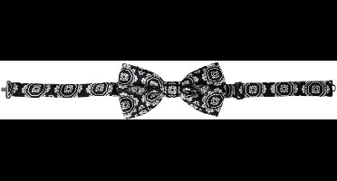 Adjustable Bow Tie for Party & Special Occasions - Black And White
