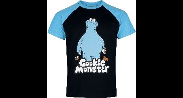 Sesame Street Cookie Monster Heren T-shirt - meerkleurig - XXL