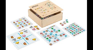 Plaats de dieren - educatief spel - in houten kist - Educo