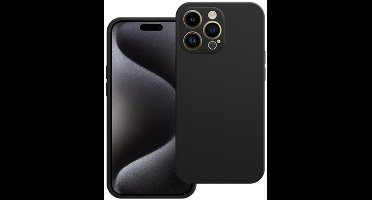 Just in Case hoesje geschikt voor iPhone 15 Pro Max Hoesje - Color Backcover - Zwart