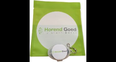 Horend Goed koordje voor hoortoestel Zilver