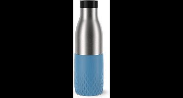 Emsa N3110700 Bludrop Sleeve Isoleerdrinkfles 0.5L Blauw