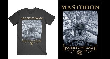 Mastodon - Hushed & Grim Cover Heren T-shirt - XL - Zwart