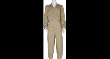 Yoworkwear Overall 100% katoen met rits kaki maat 57