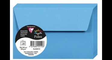 Stuifmeel van Clairefontaine enveloppe 90x140 mm, caraÃ¯bisch