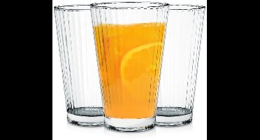 Excellent Houseware Drinkglazenset Stapelbaar 300 ml 3 stuks