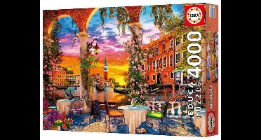 Educa puzzel Venetië 4000 stukjes karton legpuzzel volwassenen.