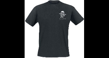 Iron Maiden Piece Of Mind Line Drawing Pocket Print Heren T-shirt - zwart - S