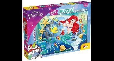 Lisciani - De kleine zeemeermin - Double face - Puzzel - 250 stukjes