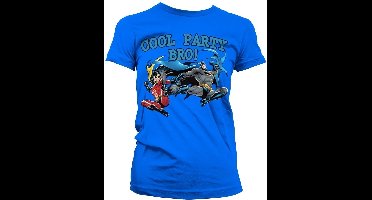 Batman Cool Party Bro! Girly T-shirt voor dames, blauw