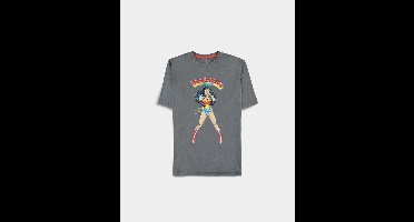 DC Comics Wonder Woman Dames T-shirt - 2XL - Grijs