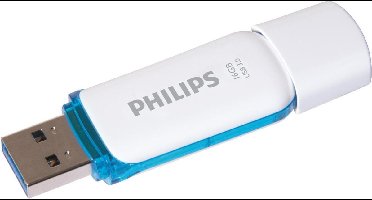 Philips USB stick 3.0 16GB - Snow - Blauw - FM16FD75B