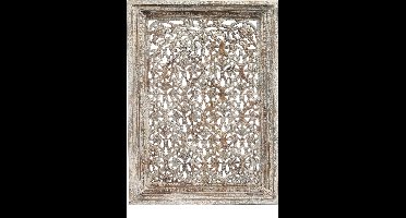 PTMD Jayla Wandpaneel - 76 x 7 x 107 cm - Hout - Crème