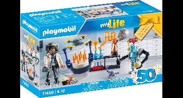 PLAYMOBIL Gift Set Onderzoekers met robots - 71450