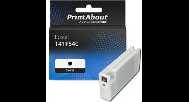PrintAbout huismerk Inktcartridge T41F540 Zwart Hoge capaciteit geschikt voor Epson