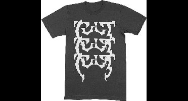 The Cult Heren Tshirt -XL- Repeating Logo Zwart