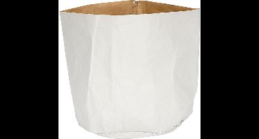 Cosy&Trendy broodzak - Wit/Bruin - 18 x 18 cm