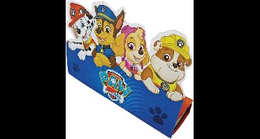 16x Paw Patrol themafeest uitnodingen/kaarten inclusief enveloppen - Paw Patrol kinderfeestje versieringen/decoraties