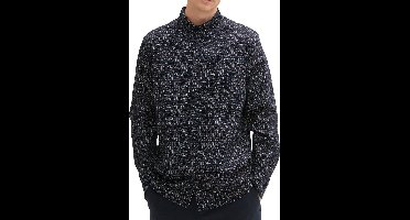 Tom Tailor - Lange mouw overhemd - Heren - 3XL - Blauw - Katoen - 1042667
