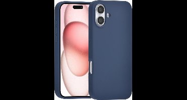 TUNIQ telefoonhoesje voor Apple iPhone 16 Plus - Siliconen backcover - Blauw