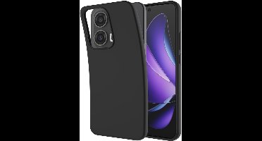 Just in Case hoesje geschikt voor Oppo Reno13 Pro Hoesje Siliconen - Flexibele Case - Zwart