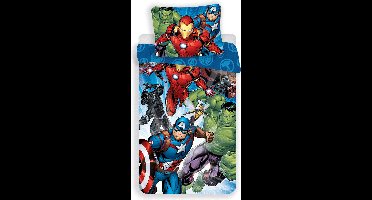 Marvel Avengers Dekbedovertrek Victory - 140 x 200 cm - 70 x 90 cm