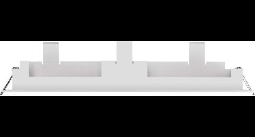 EMOS CESSI-montagekader voor inbouwmontage van een noodverlichtingsarmatuur, kunststof, ZN1211