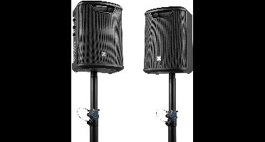 Vonyx PRO X1A PA systeem met standaards - draadloze speaker set - Bluetooth speakers - 500W