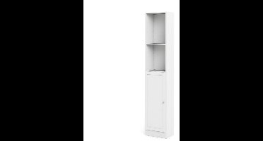 Giga Living Boekenkast Basic - Wit - 41x203cm