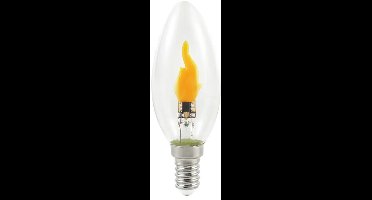 Thorgeon LED kaarslamp vlameffect 0.5W 1800K flikkerlamp helder | E14 | Zeer Warm Wit | 0.5 watt | 15.000 Branduren