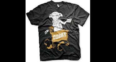 Harry Potter Dobby T-shirt zwart XXL Katoen - Fan merch, Film, Hogwarts