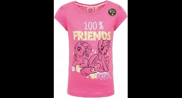 My Little pony shirt Glow in the dark - roze - maat 98/104 (4 jaar)