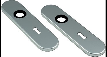 Ami Kortschild - ovaal - 177x44x6,5mm - SL 72 - aluminium F-1