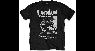 Bob Dylan - Scraps Heren T-shirt - L - Zwart