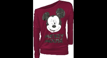 Mickey Mouse Twinkle Dames Shirt met lange mouwen - rood - M