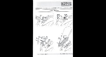 Windscherm hoogte 71cm voor scooter Yamaha 300 X-Max Tech Max 2021 tot 2022 B74F837J0100 Nieuw