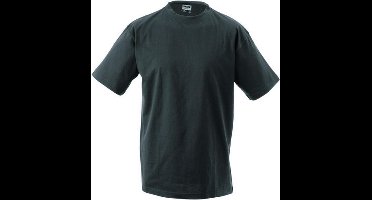 James and Nicholson - Unisex Medium T-Shirt met Ronde Hals (Donkergrijs)