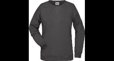 James and Nicholson Dames/dames Raglan Sweatshirt met lange mouwen (Grafiet)